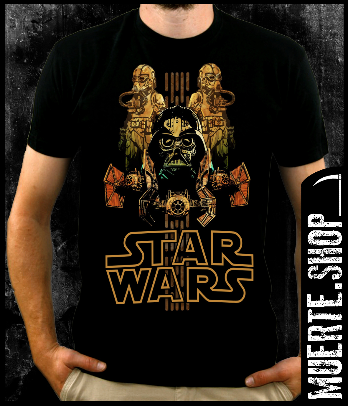 Черна тениска STAR WARS Черна тениска STAR WARS